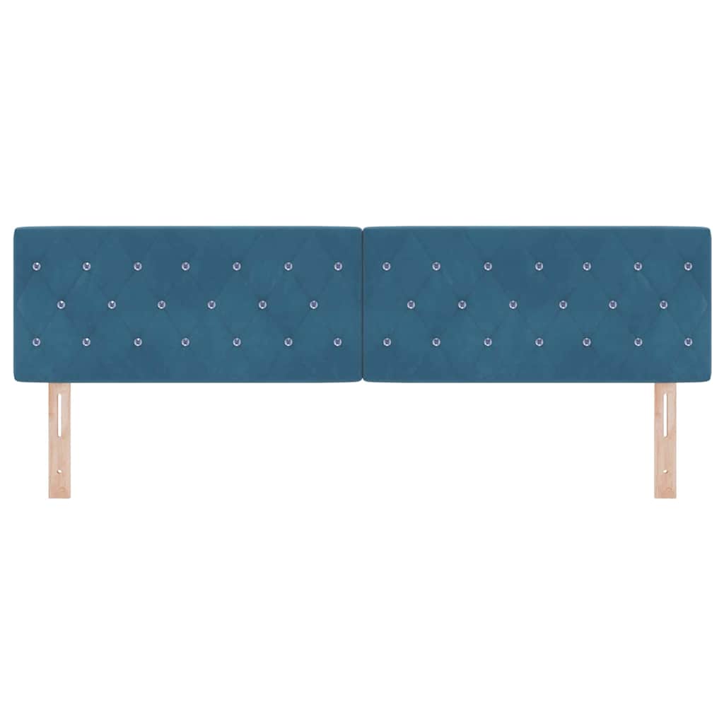 Uzglavlje Tamno plava 180 cm Baršun