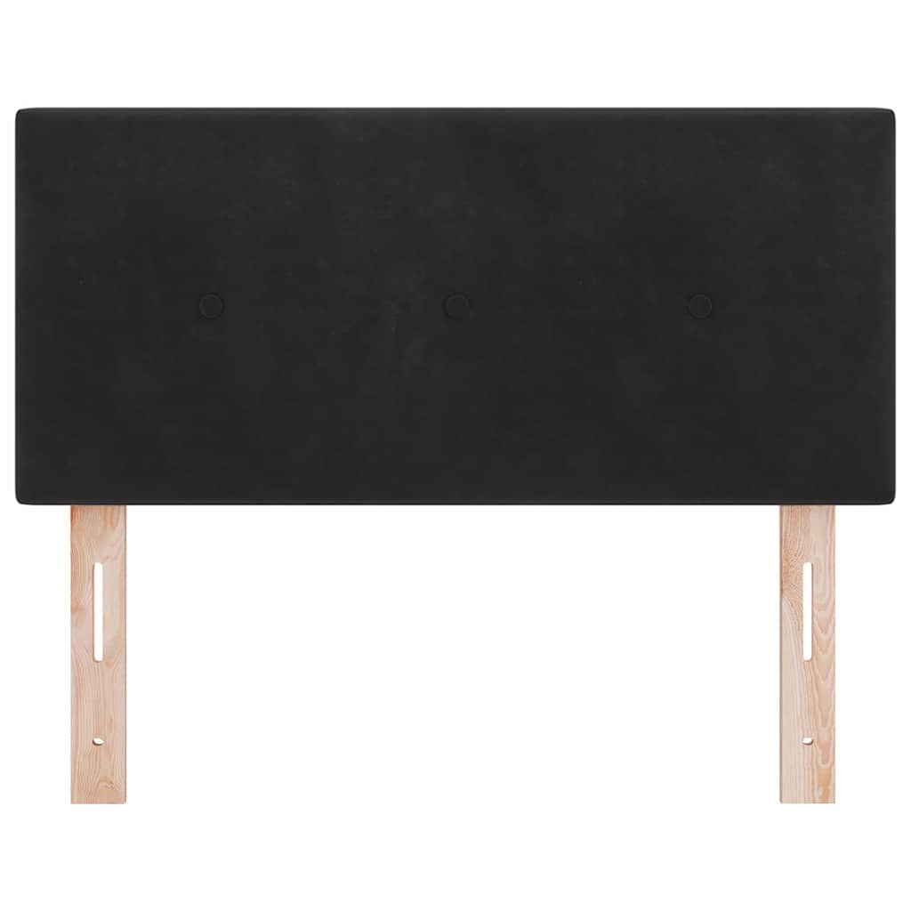 Uzglavlje Crna 90 cm Baršun