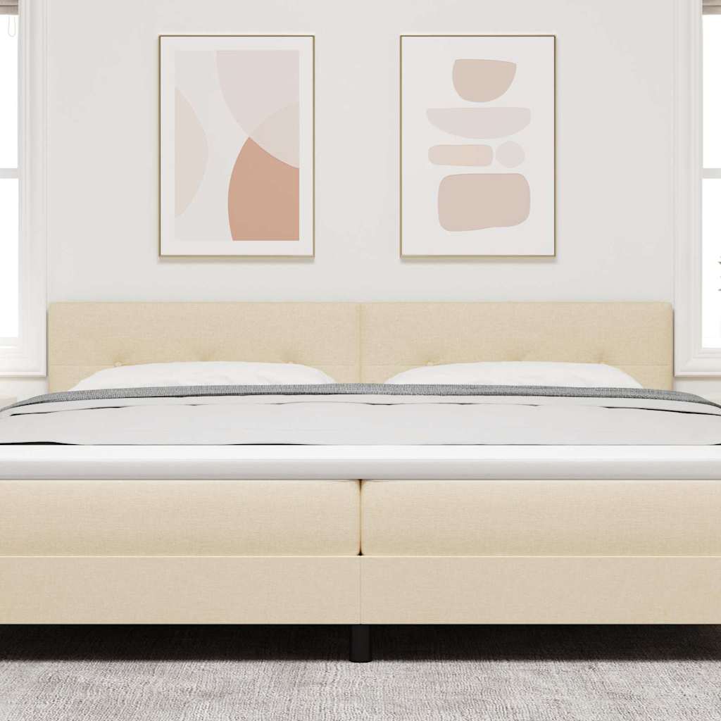 Uzglavlje podesivo po visini s uzglavljem Krema 200 cm tkanina
