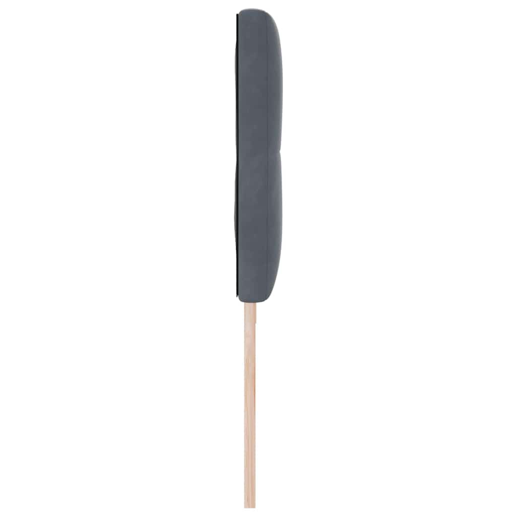 Uzglavlje Tamno siva 200 cm Baršun