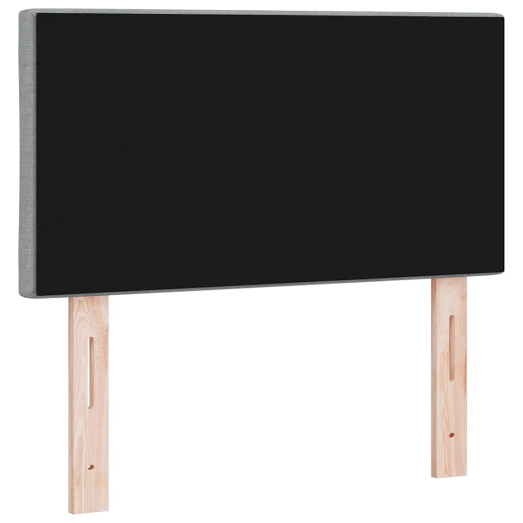 Uzglavlje Svijetlo siva 80 cm tkanina
