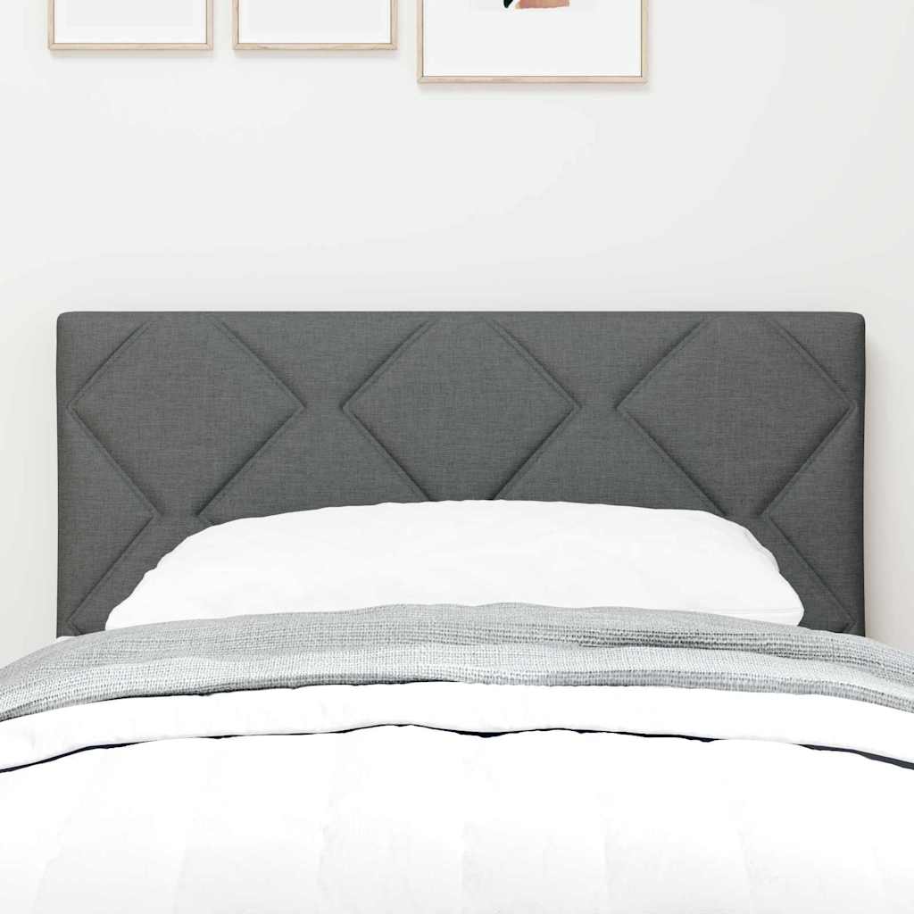 Uzglavlje Tamno siva 80 cm tkanina