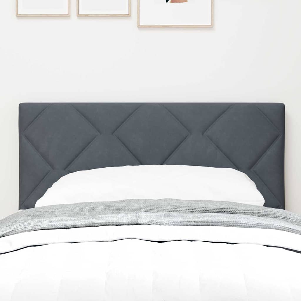Uzglavlje Tamno siva 80 cm Baršun