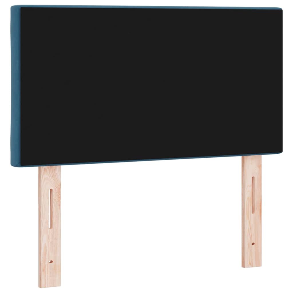 Uzglavlje Tamno plava 80 cm Baršun