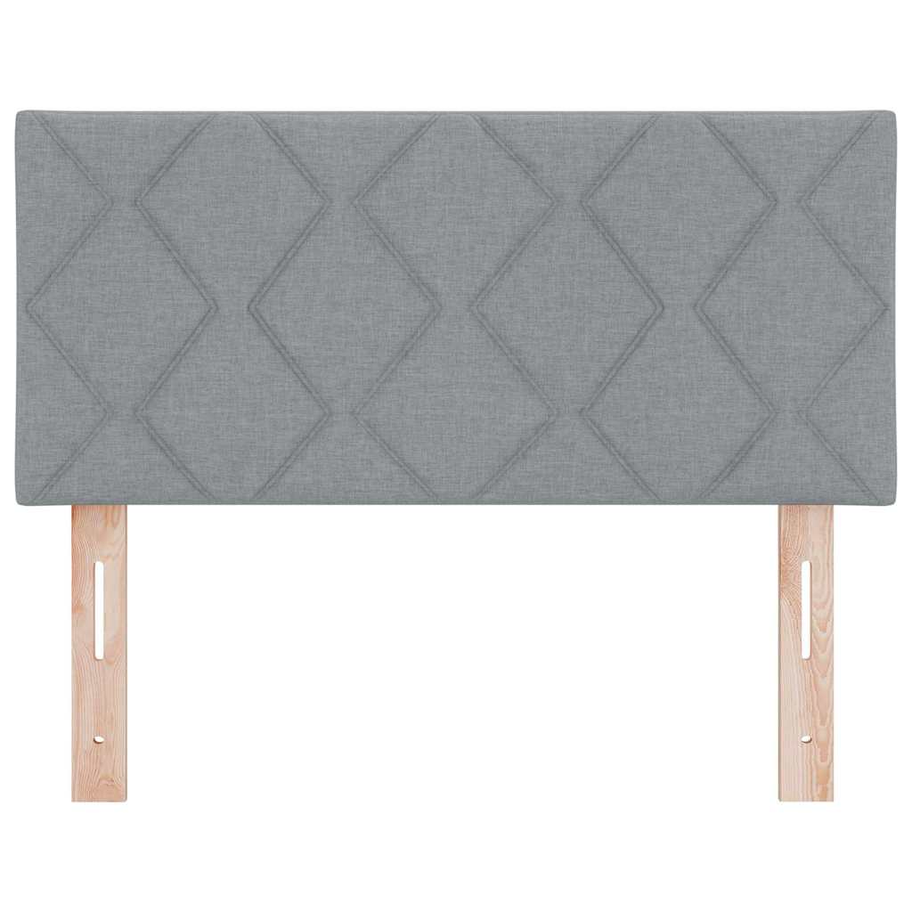 Uzglavlje Svijetlo siva 90 cm tkanina