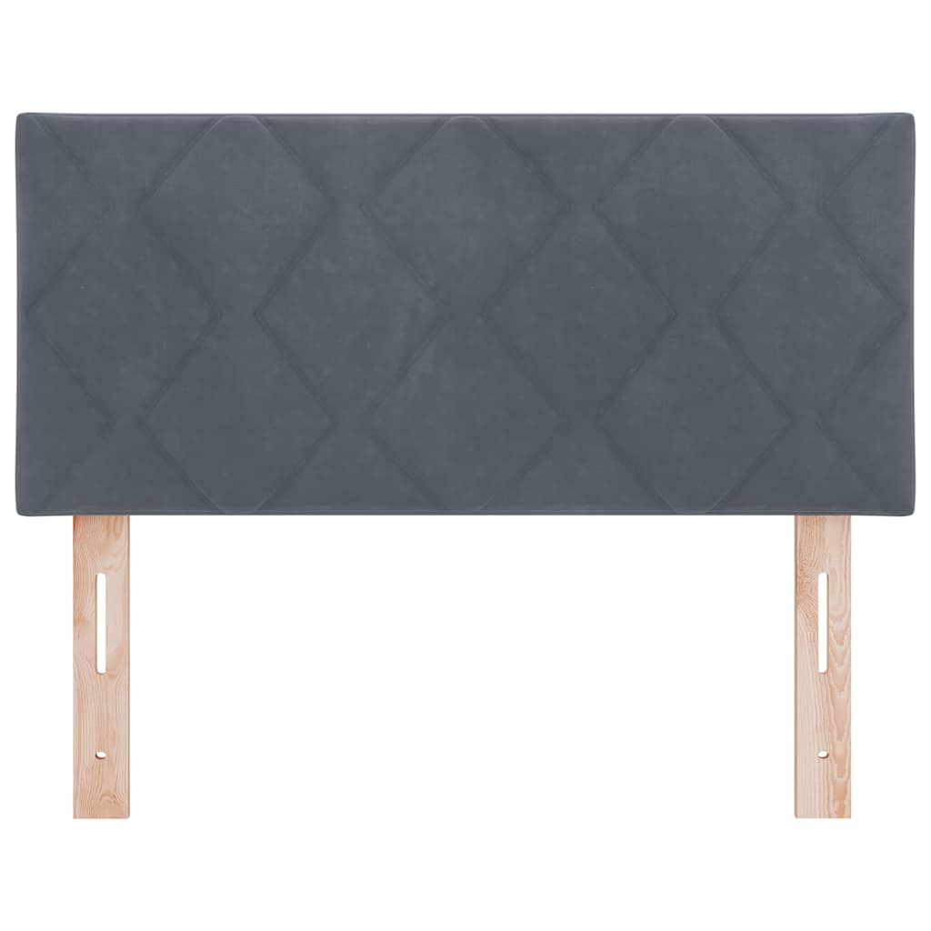 Uzglavlje Tamno siva 90 cm Baršun