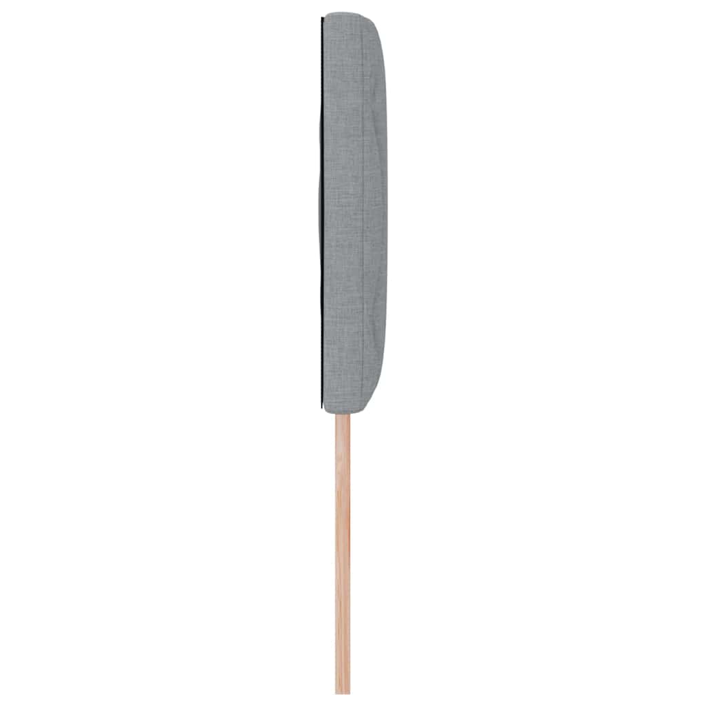 Uzglavlje Svijetlo siva 160 cm tkanina