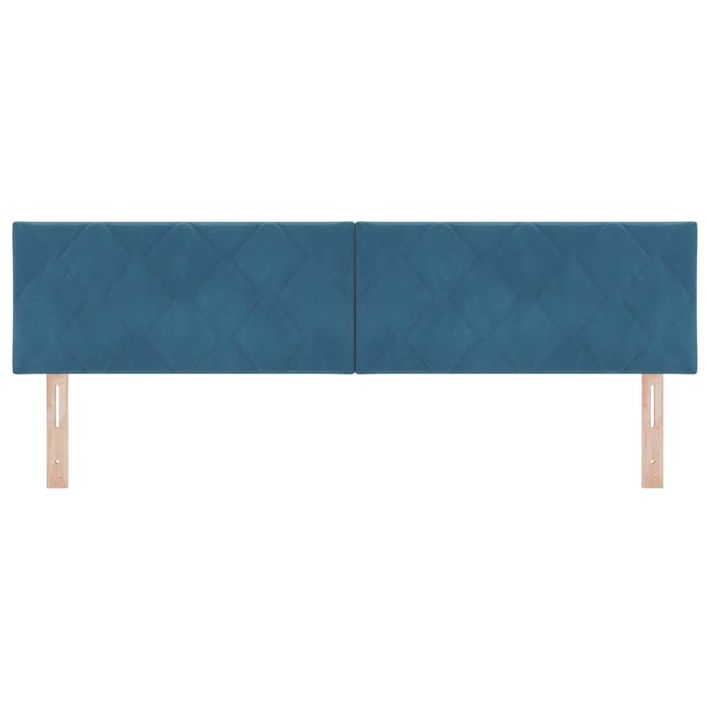 Uzglavlje Tamno plava 180 cm Baršun