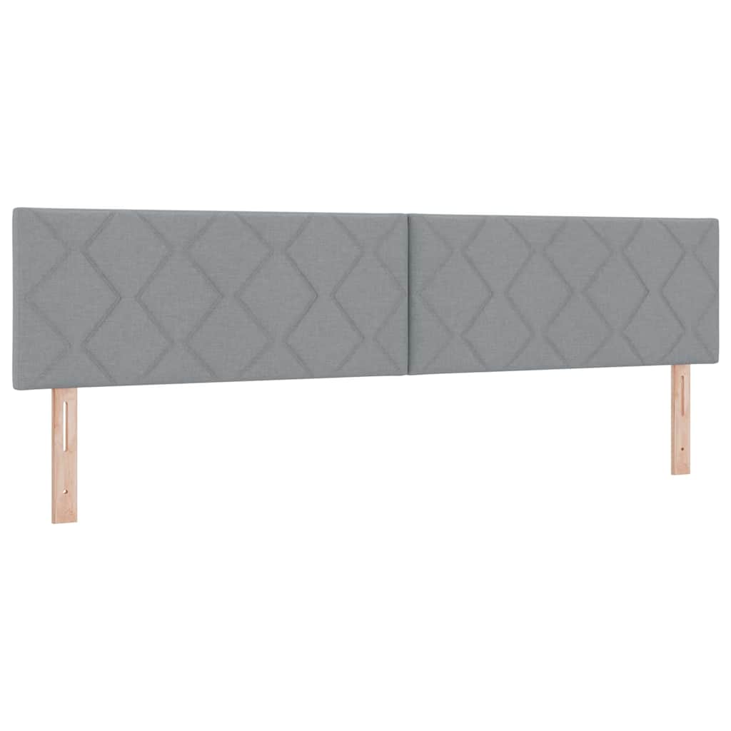 Uzglavlje Svijetlo siva 200 cm tkanina