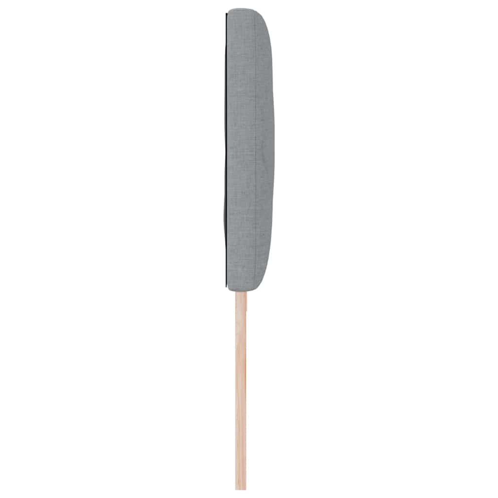 Uzglavlje Svijetlo siva 200 cm tkanina
