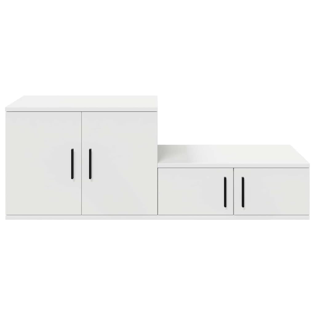 Ormarić za pohranu 2 pcs Bijelo 127 x 41 x 40 cm