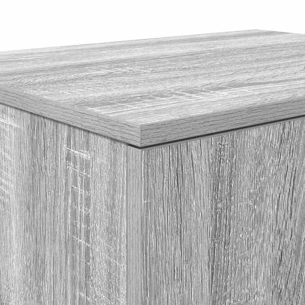 Ormarić za pohranu 2 pcs Siva Sonoma 127 x 41 x 40 cm