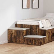 Ormarić za pohranu 2 pcs Dimljeni hrast 118 x 41 x 40 cm