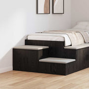 Ormarić za pohranu 2 pcs Crni hrast 108 x 41 x 40 cm