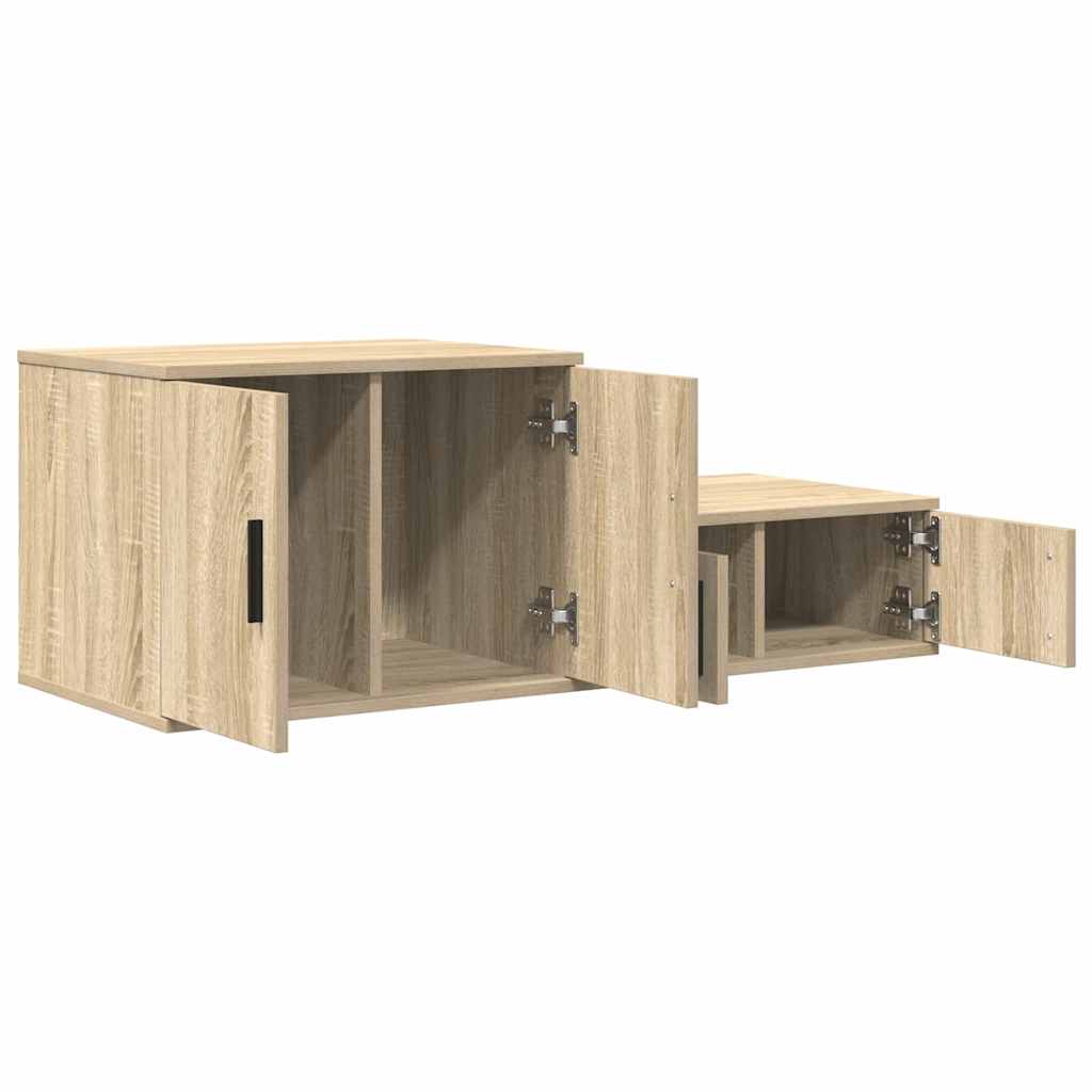Ormarić za pohranu 2 pcs Sonoma hrast 108 x 41 x 40 cm