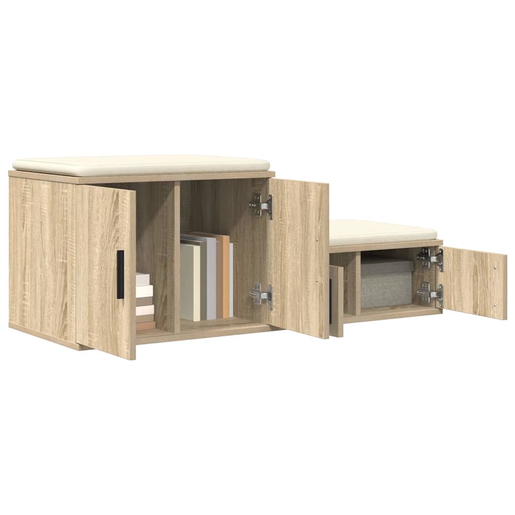Ormarić za pohranu 2 pcs Sonoma hrast 108 x 41 x 40 cm