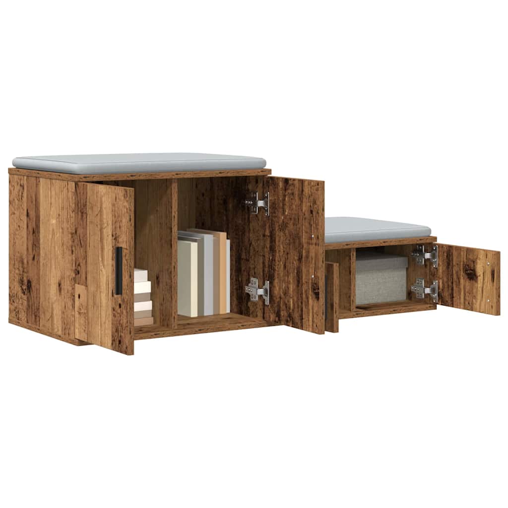 Ormarić za pohranu 2 pcs Staro drvo 108 x 41 x 40 cm