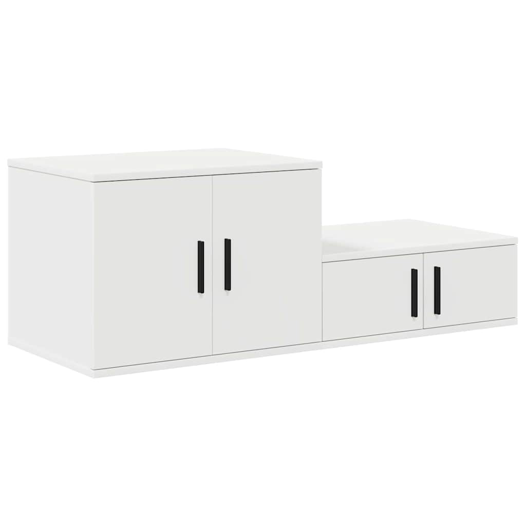 Ormarić za pohranu 2 pcs Bijelo 103 x 41 x 40 cm