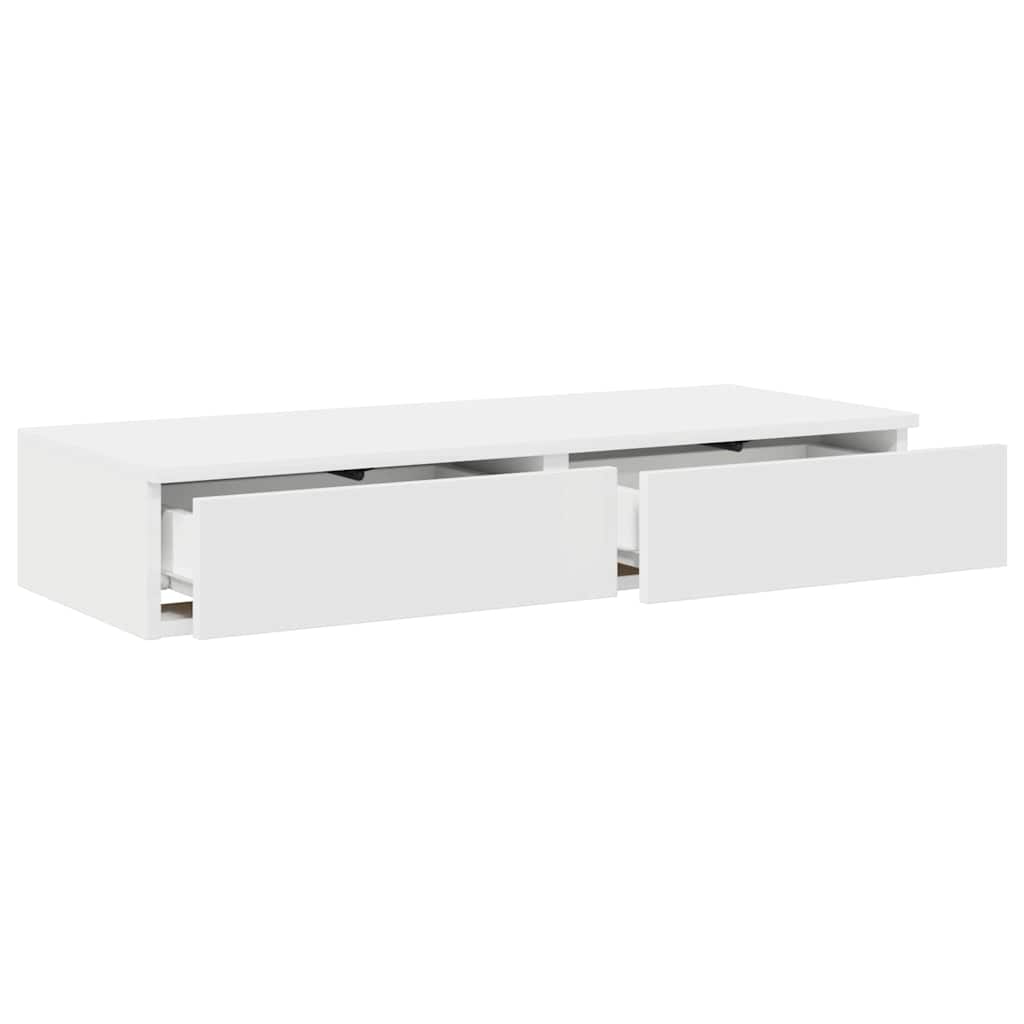 Ladice za krevet Bijelo 100 x 36,5 x 16,5 cm Konstruirano drvo