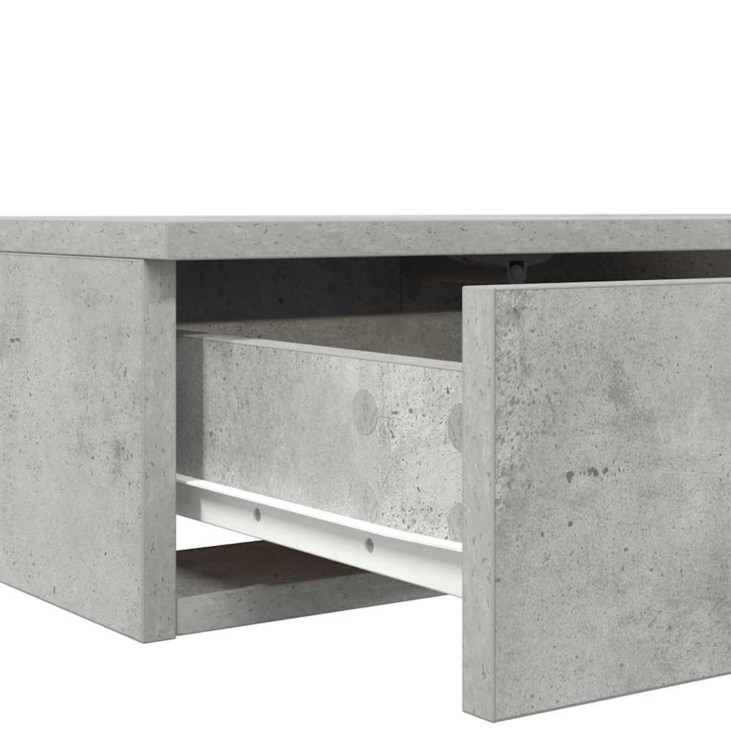 Ladice za krevet s ladicama Betonski sivi 100 x 36,5 x 16,5 cm