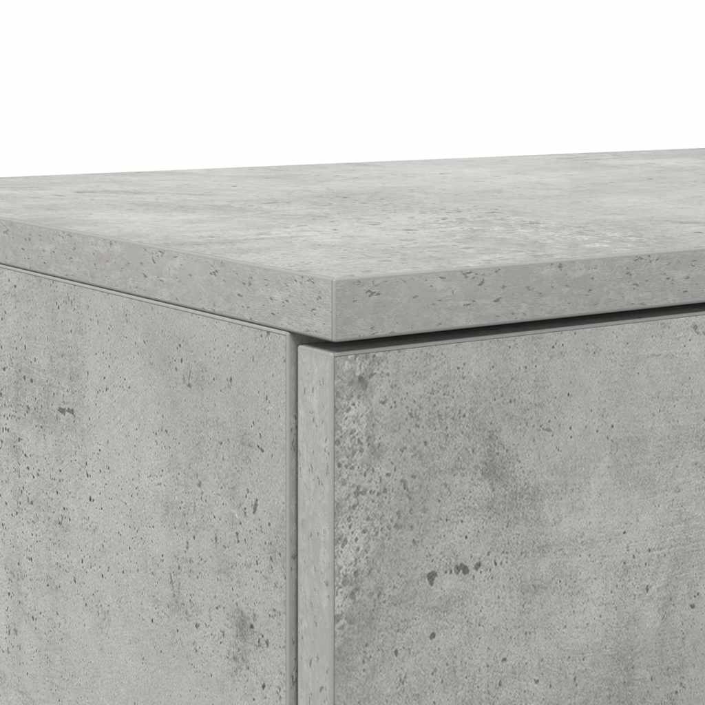 Ladice za krevet s ladicama Betonski sivi 100 x 36,5 x 16,5 cm