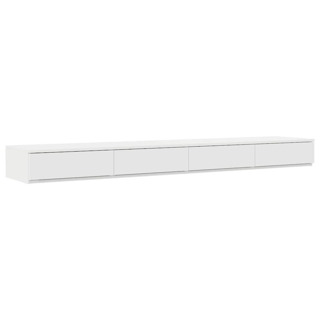 Ladice za krevet Bijelo 200 x 36,5 x 16,5 cm Konstruirano drvo