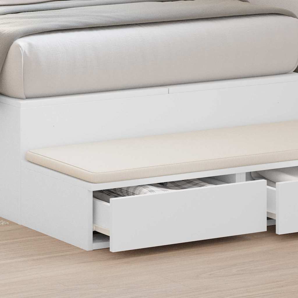 Ladice za krevet Bijelo 80 x 36,5 x 16,5 cm Konstruirano drvo
