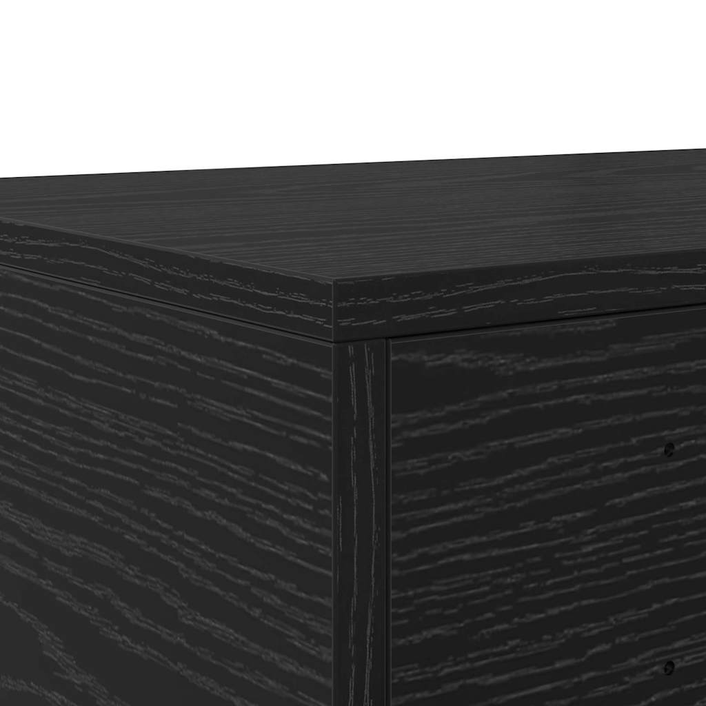 Ladice za krevet s ladicama Crni hrast 80 x 36,5 x 16,5 cm