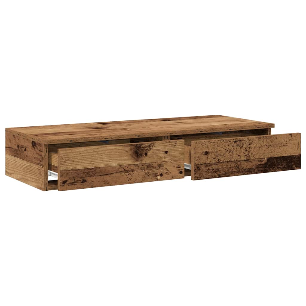Ladice za krevet s ladicama Staro drvo 80 x 36,5 x 16,5 cm