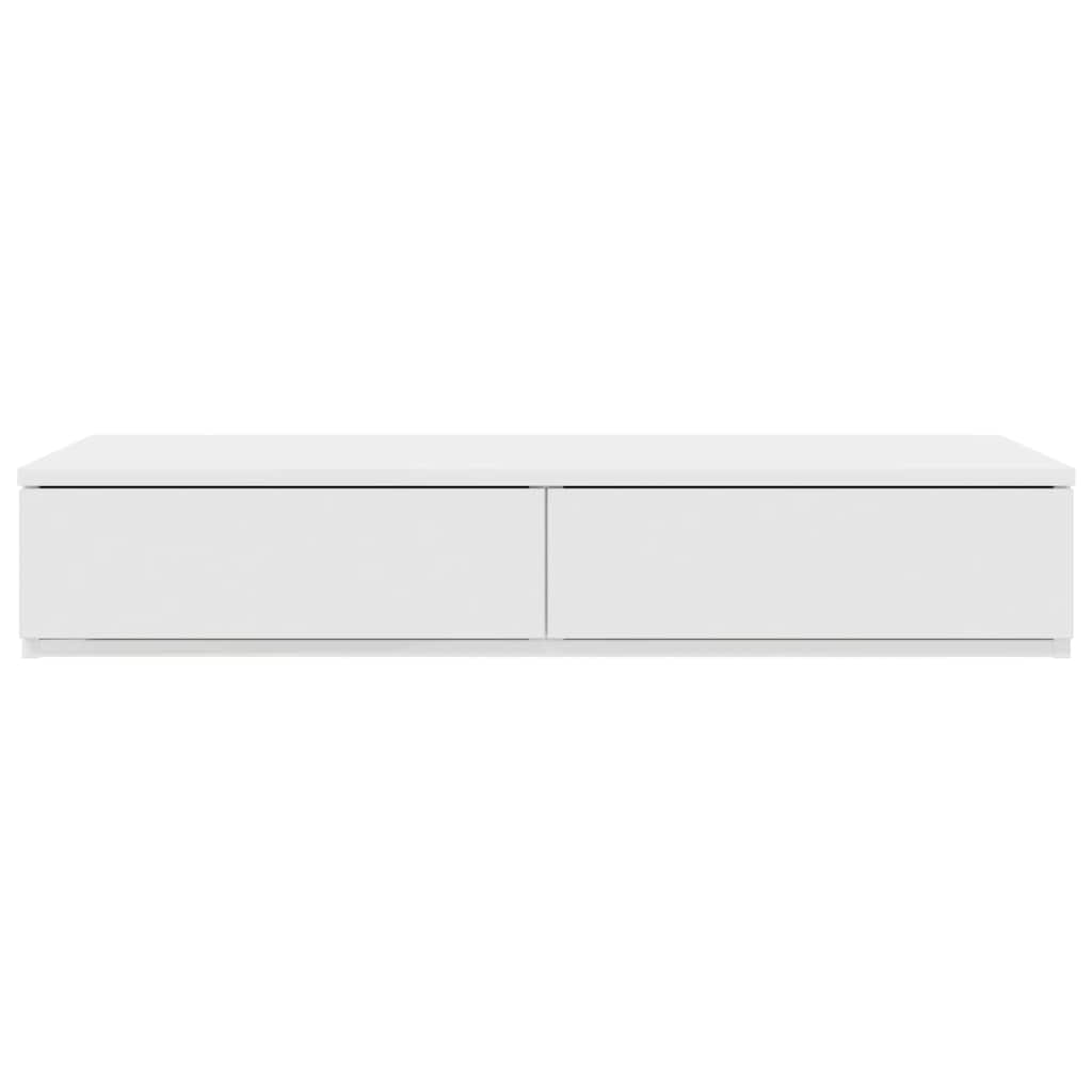 Ladice za krevet Bijelo 90 x 36,5 x 16,5 cm Konstruirano drvo