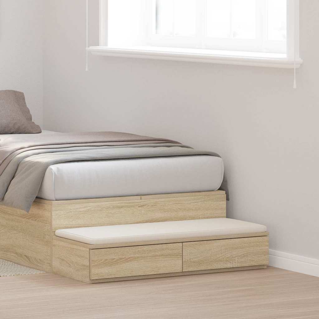 Ladice za krevet s ladicama Sonoma hrast 90 x 36,5 x 16,5 cm