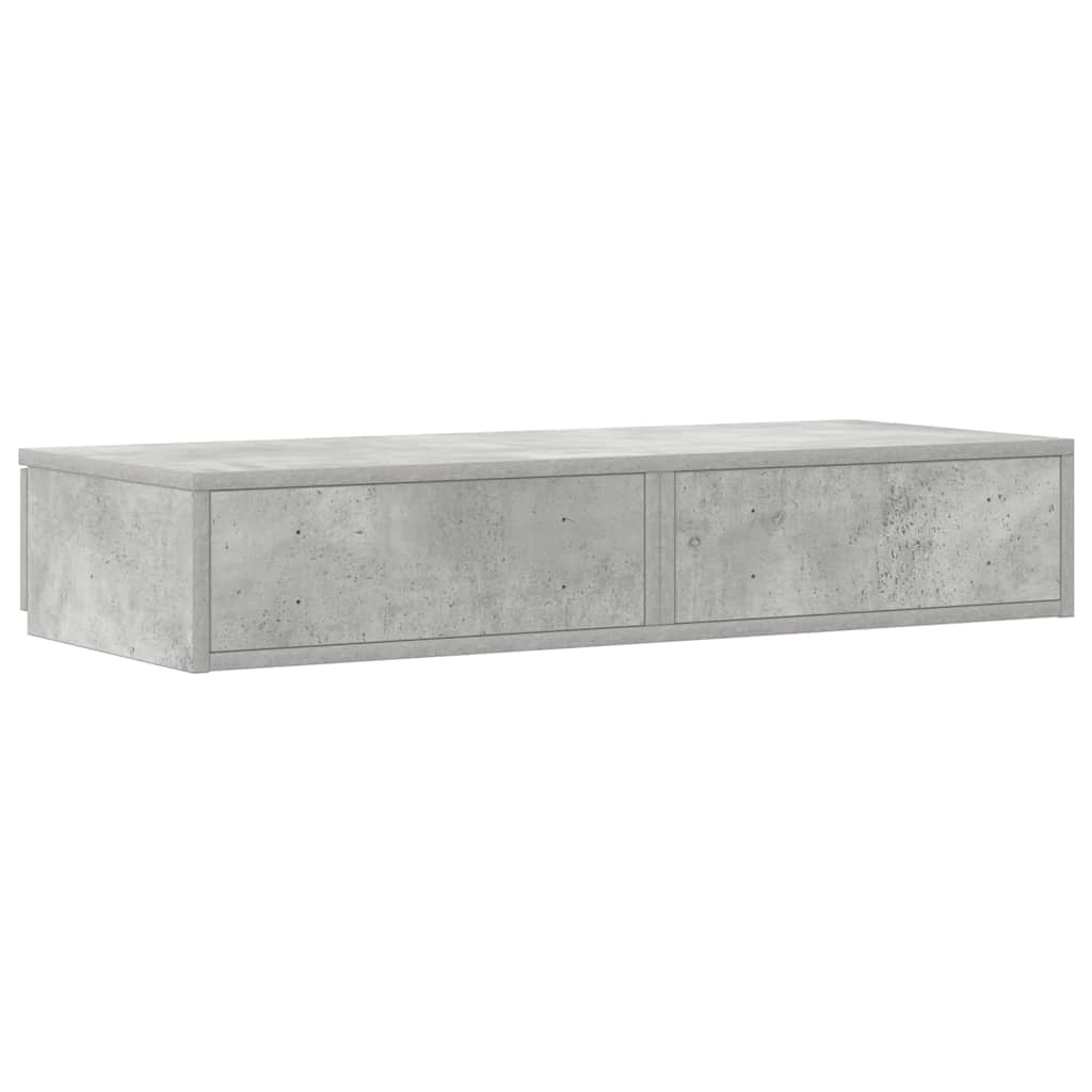 Ladice za krevet s ladicama Betonski sivi 90 x 36,5 x 16,5 cm
