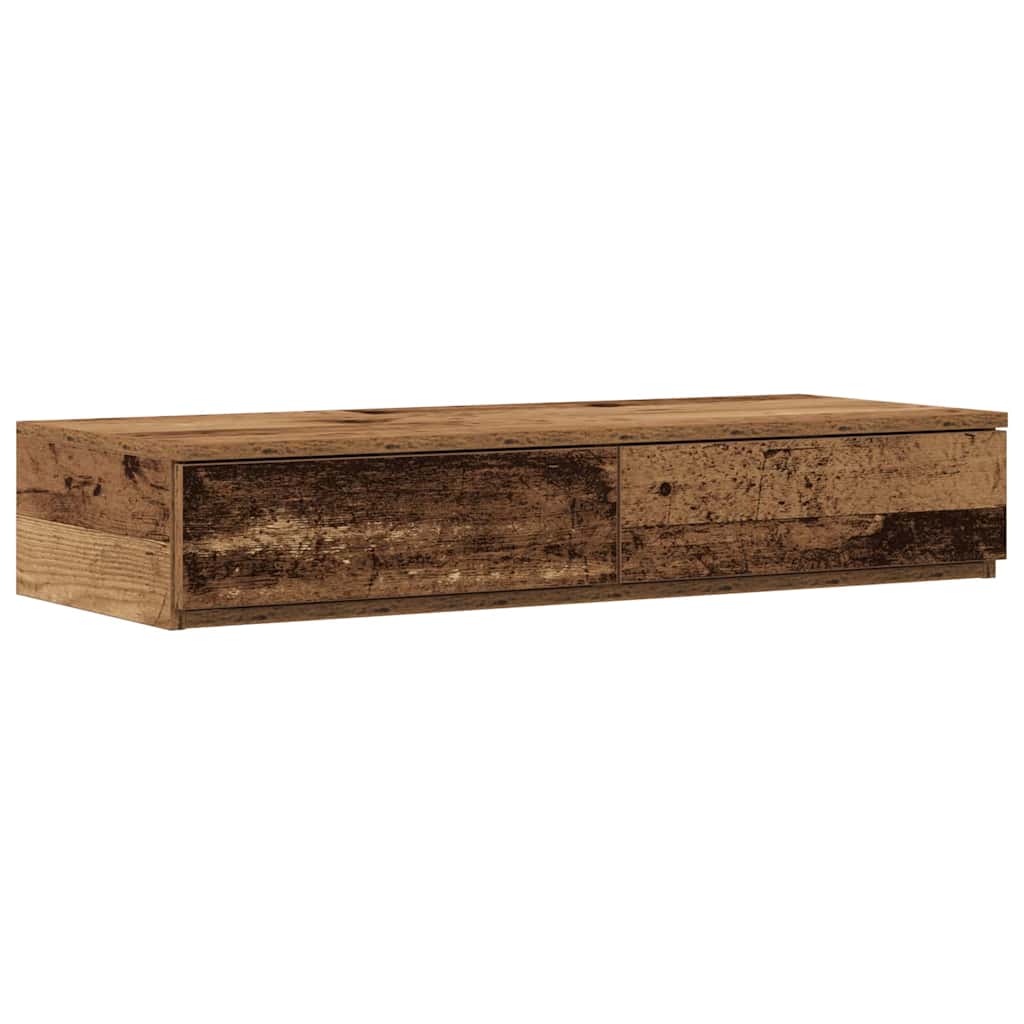 Ladice za krevet s ladicama Staro drvo 90 x 36,5 x 16,5 cm