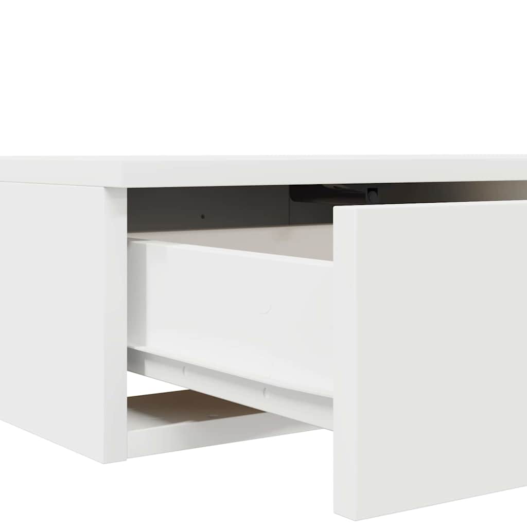 Ladice za krevet Bijelo 120 x 36,5 x 16,5 cm Konstruirano drvo