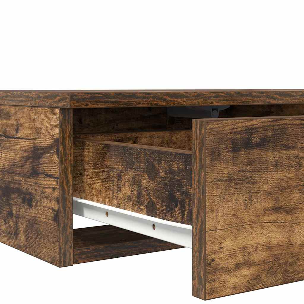 Ladice za krevet s ladicama Dimljeni hrast 120 x 36,5 x 16,5 cm