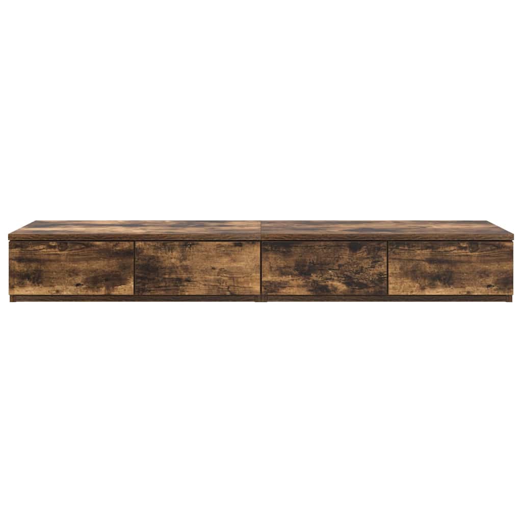 Ladice za krevet s ladicama Dimljeni hrast 120 x 36,5 x 16,5 cm