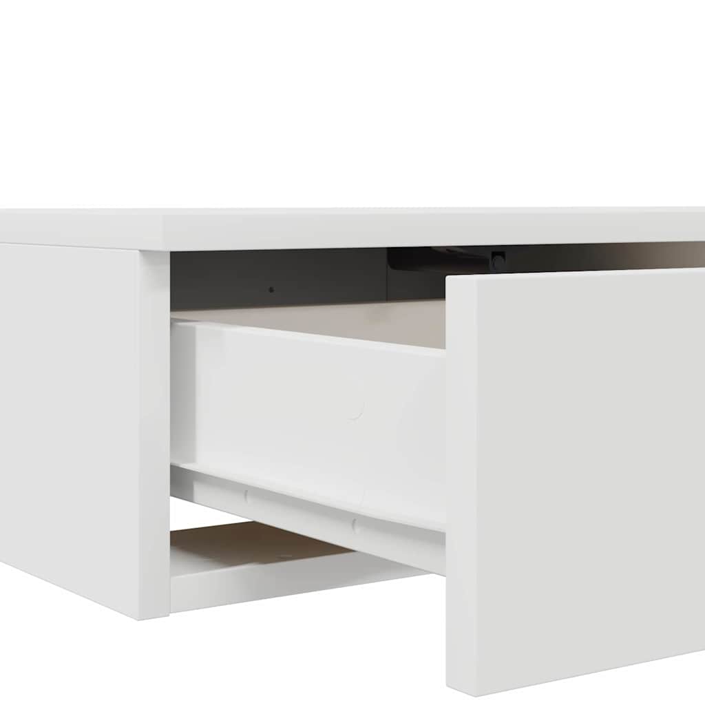 Ladice za krevet Bijelo 140 x 36,5 x 16,5 cm Konstruirano drvo