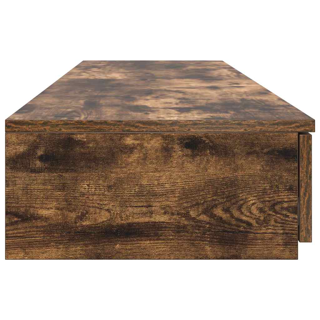 Ladice za krevet s ladicama Dimljeni hrast 140 x 36,5 x 16,5 cm