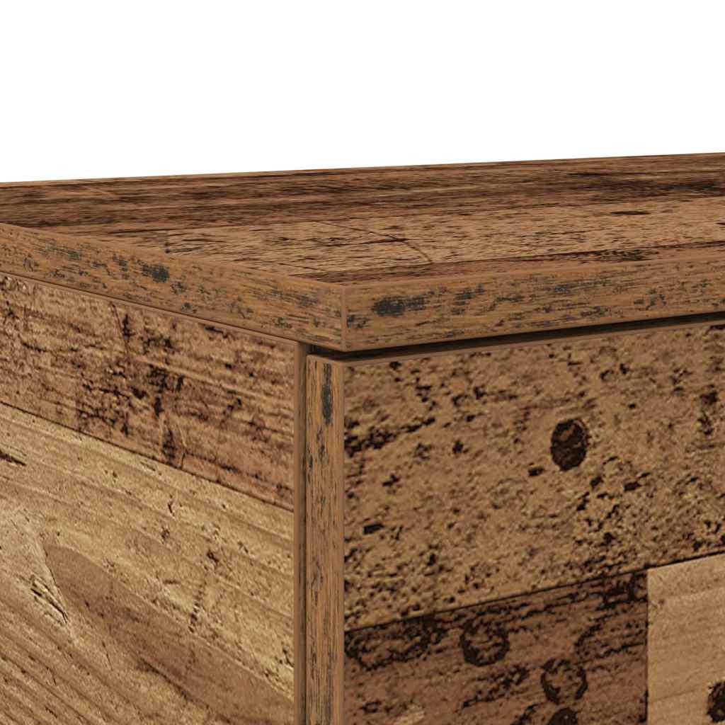 Ladice za krevet s ladicama Staro drvo 140 x 36,5 x 16,5 cm