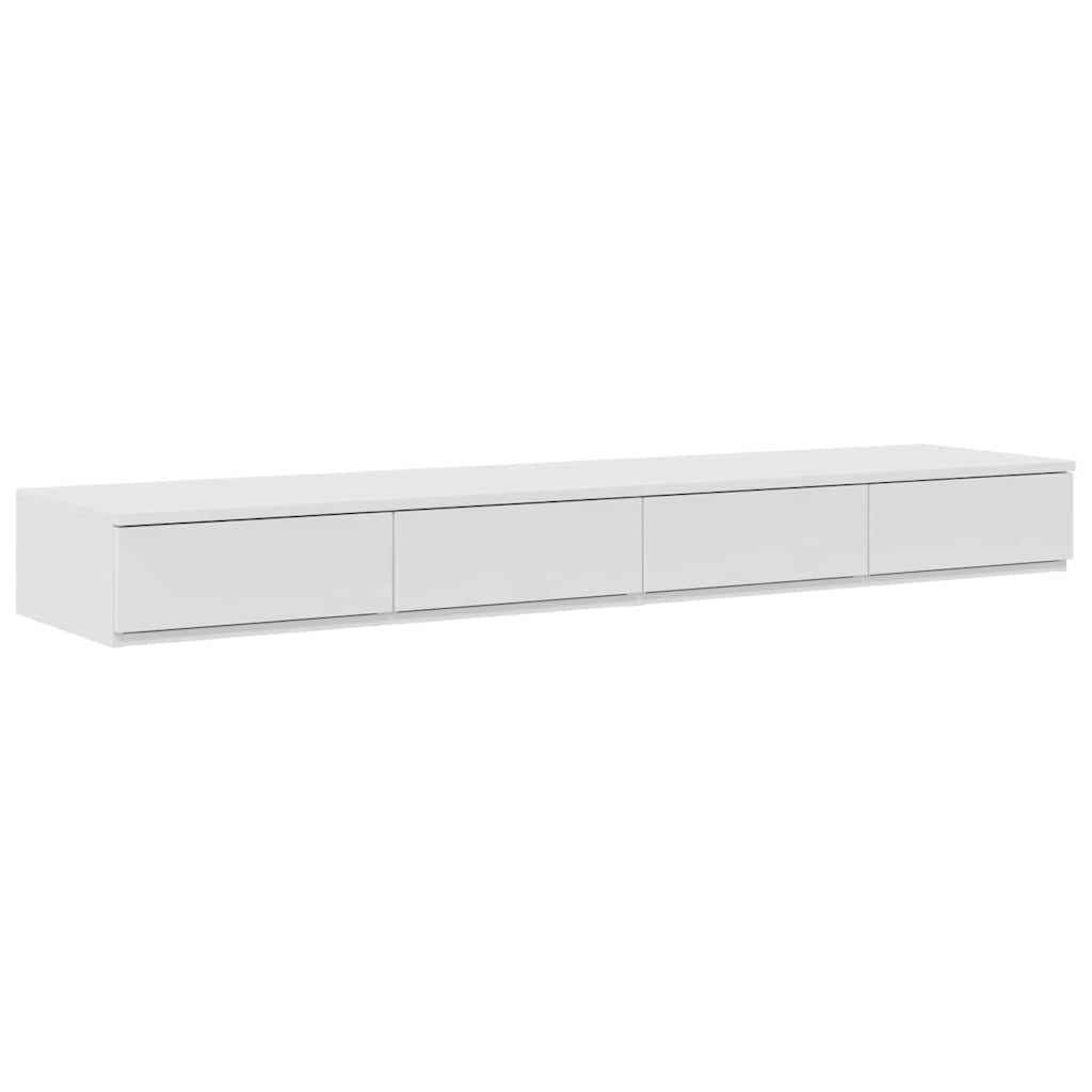 Ladice za krevet Bijelo 150 x 36,5 x 16,5 cm Konstruirano drvo