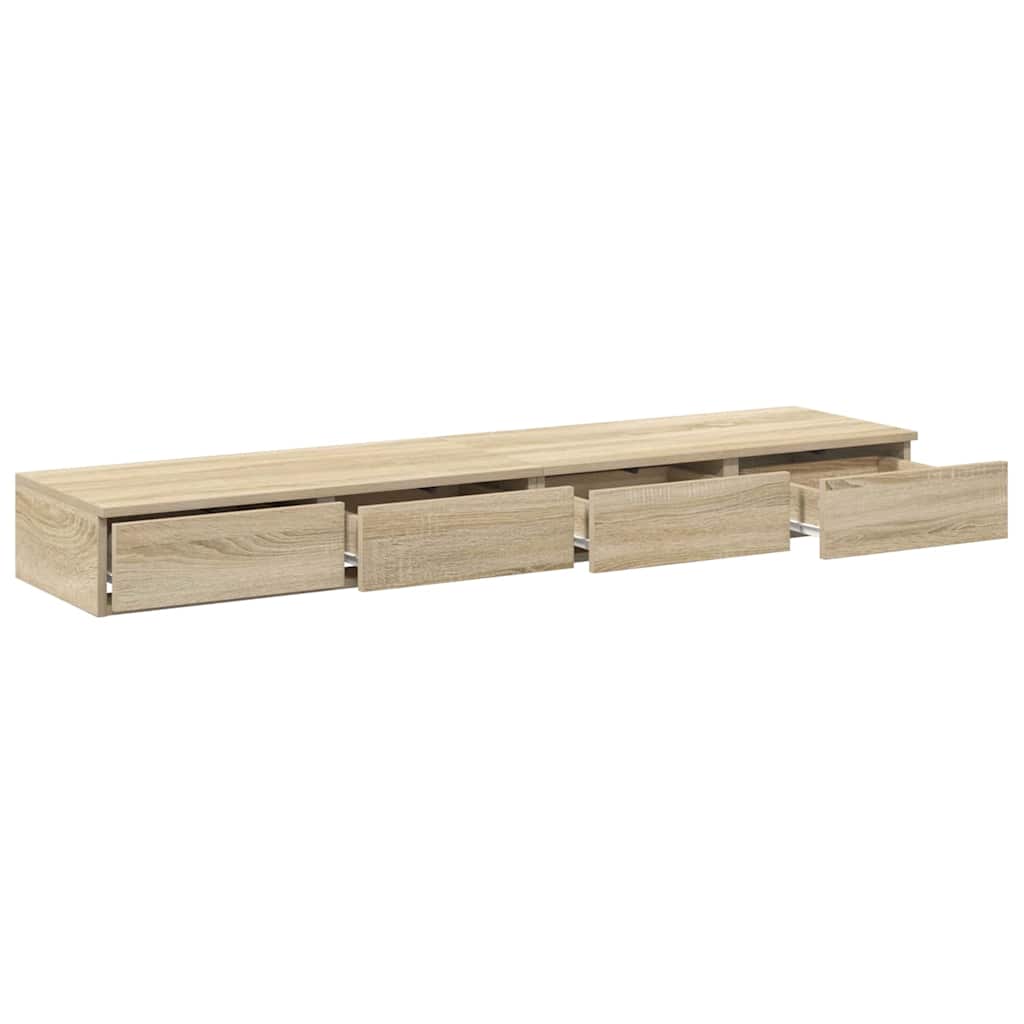 Ladice za krevet s ladicama Sonoma hrast 150 x 36,5 x 16,5 cm