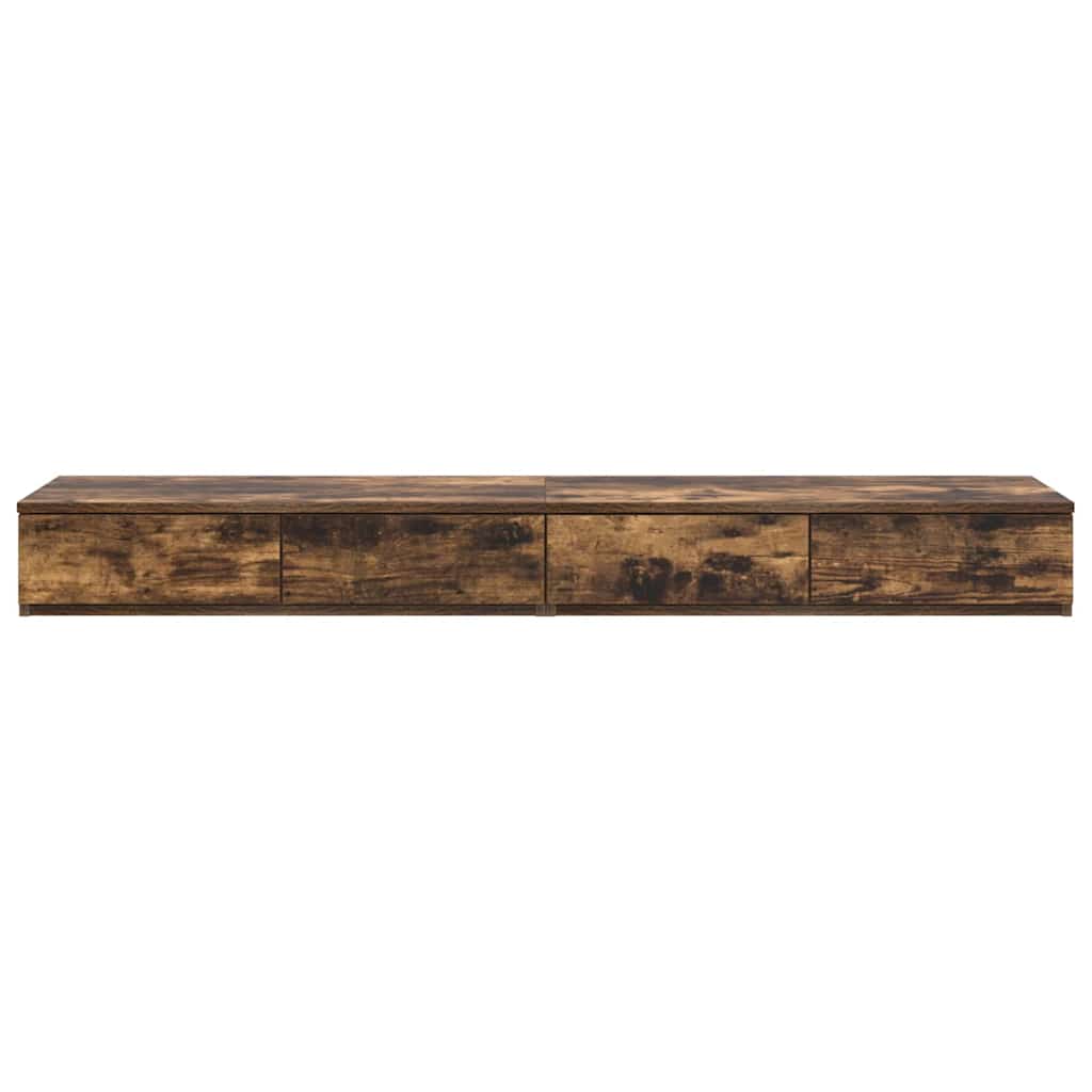 Ladice za krevet s ladicama Dimljeni hrast 150 x 36,5 x 16,5 cm