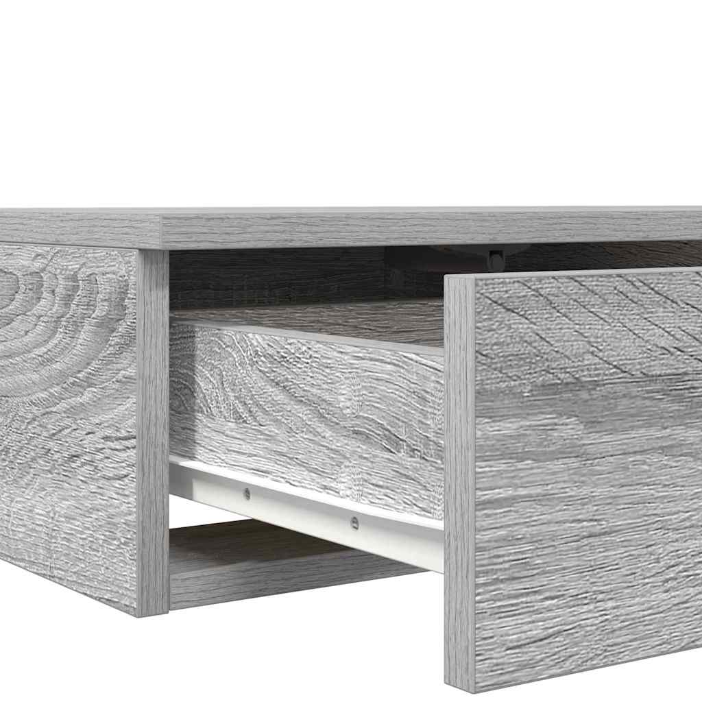 Ladice za krevet s ladicama Siva Sonoma 150 x 36,5 x 16,5 cm