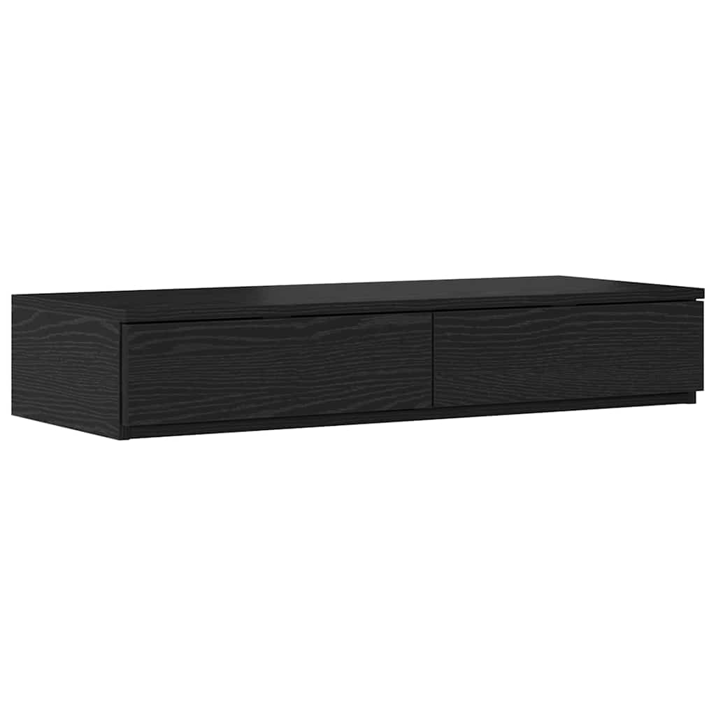 Ladice za krevet s ladicama Crni hrast 75 x 36,5 x 16,5 cm