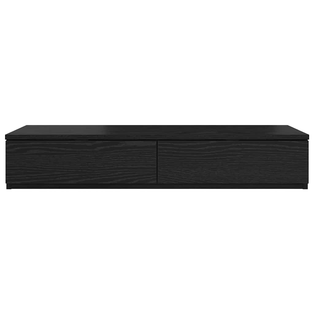 Ladice za krevet s ladicama Crni hrast 75 x 36,5 x 16,5 cm