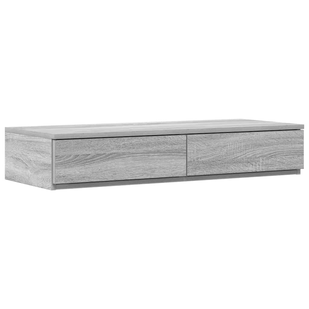Ladice za krevet s ladicama Siva Sonoma 75 x 36,5 x 16,5 cm