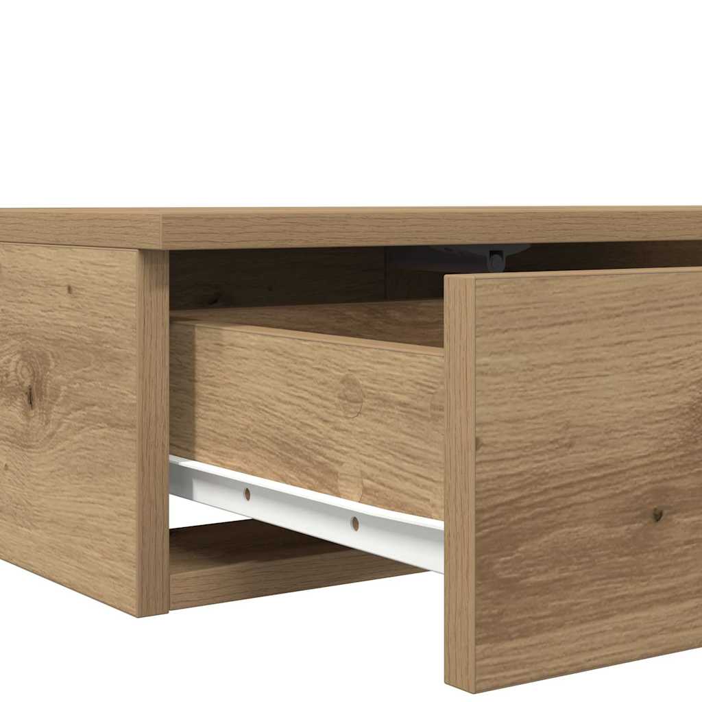 Ladice za krevet Umjetnički hrast 75 x 36,5 x 16,5 cm