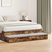 Ladice za krevet s ladicama Dimljeni hrast 160 x 36,5 x 16,5 cm