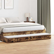 Ladice za krevet s ladicama Dimljeni hrast 180 x 36,5 x 16,5 cm