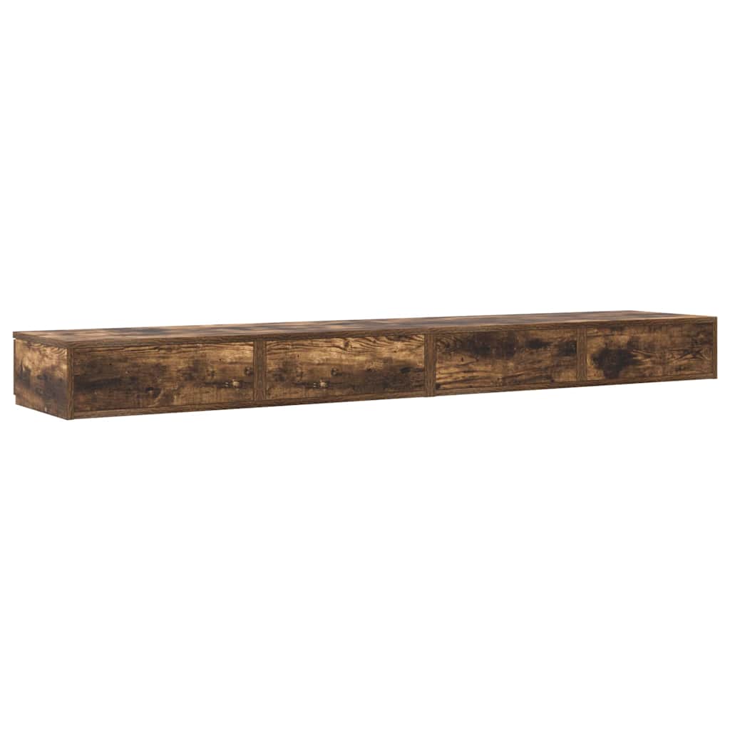 Ladice za krevet s ladicama Dimljeni hrast 180 x 36,5 x 16,5 cm